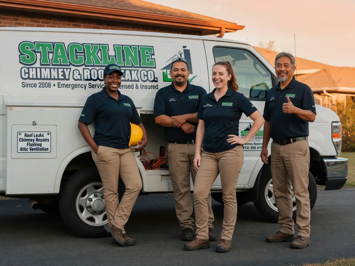 Chimney flashing repair company in Wyoming, WV